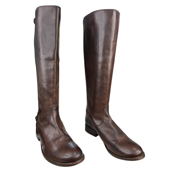 Frye Women’s Melissa Button Back Zip Rididing Boot Size US 6.5 B - Picture 5 of 12